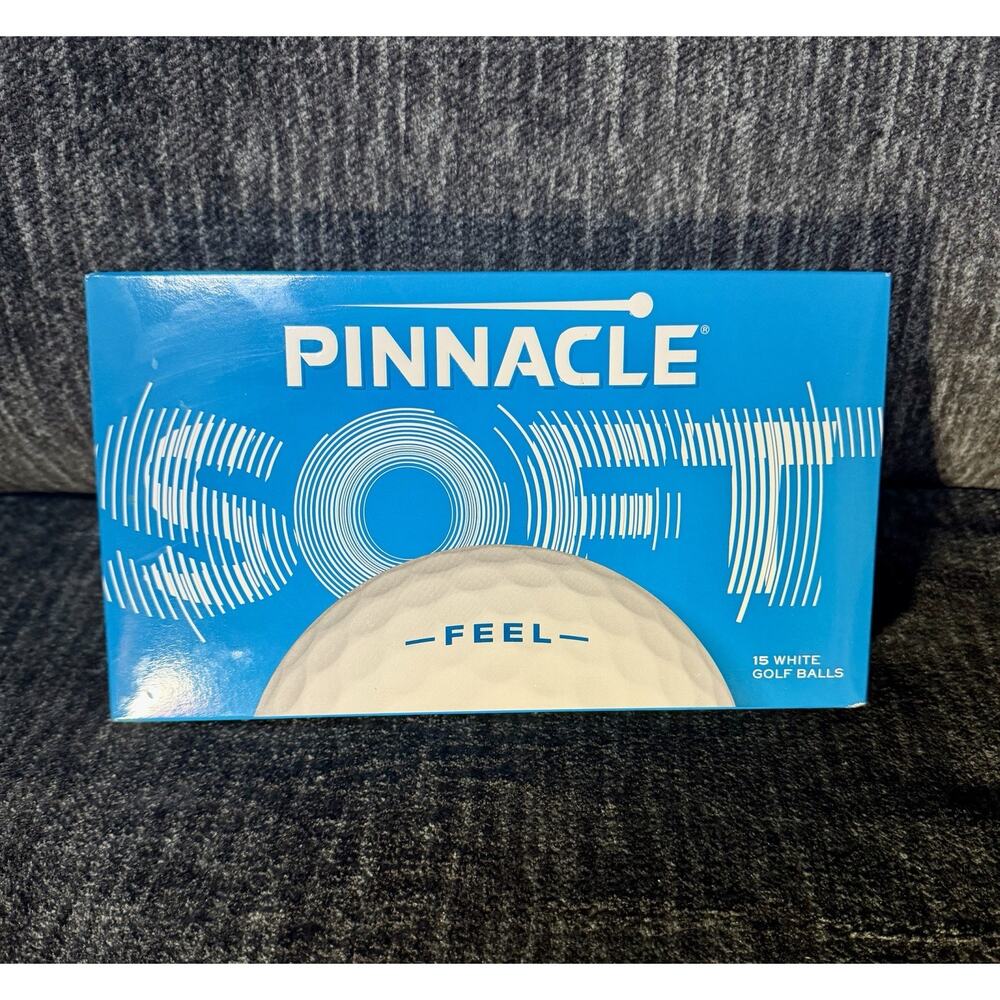 Pinnacle Soft Golf Balls White Extremely Low Compression Core 15 Pack